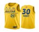 Mens 2021 All-Star #30 Stephen Curry Yellow Western Conference Stitched NBA Jersey