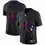 New England New England Patriots #11 Julian Edelman Mens Nike Team Logo Dual Overlap Limited NFL Jersey Black