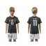 Germany #11 Klose Away Kid Soccer Country Jersey