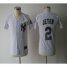 New York Yankees #2 Derek Jeter White Stitched Special Edition w/3000 Hits Patch Youth MLB Jersey