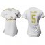 Womens Real Madrid #5 Varane Home Soccer Club Jersey