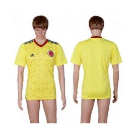 Colombia Blank Home Soccer Country Jersey