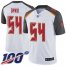 Nike Tampa Bay Buccaneers #54 Lavonte David White Mens Stitched NFL 100th Season Vapor Limited Jersey