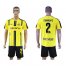 Dortmund #2 Stankovic Home Soccer Club Jersey