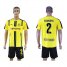 Dortmund #2 Stankovic Home Soccer Club Jersey