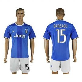 Juventus #15 Barzagli Away Soccer Club Jersey