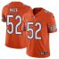 Nike Chicago Bears #52 Khalil Mack Orange Youth Stitched NFL Limited Rush Jersey