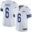 Nike Dallas Cowboys #6 Chris Jones White Mens Stitched With Established In 1960 Patch NFL Vapor Untouchable Limited Jersey