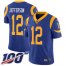 Nike Los Angeles Rams #12 Van Jefferson Royal Blue Alternate Youth Stitched NFL 100th Season Vapor Untouchable Limited Jersey