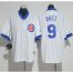 Chicago Cubs #9 Javier Baez White(Blue Strip) Cooperstown Stitched Youth MLB Jersey