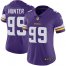 Nike Minnesota Vikings #99 Danielle Hunter Purple Team Color Womens Stitched NFL Vapor Untouchable Limited Jersey