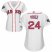Boston Red Sox #24 David Price White Home 2018 World Series Womens Stitched MLB Jersey