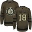 Adidas Winnipeg Jets #18 Bryan Little Green Salute to Service Stitched NHL Jersey