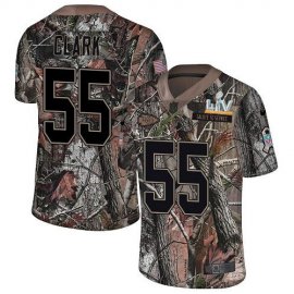 Nike Kansas City Chiefs #55 Frank Clark Camo Mens Super Bowl LV Bound Stitched NFL Limited Rush Realtree Jersey