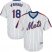 New York Mets #18 Travis dArnaud White(Blue Strip) Alternate Cool Base Stitched Youth MLB Jersey