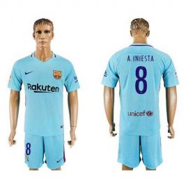 Barcelona #8 A.Iniesta Away Soccer Club Jersey