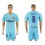 Barcelona #8 A.Iniesta Away Soccer Club Jersey