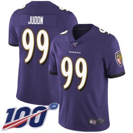 Nike Baltimore Ravens #99 Matthew Judon Purple Team Color Mens Stitched NFL 100th Season Vapor Untouchable Limited Jersey