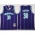 Charlotte Hornets #30 Dell Curry Purple Mitchell And Ness Throwback Stitched NBA Jersey
