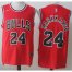Mens Nike Chicago Bulls #24 Lauri Markkanen Red NBA Swingman Icon Edition Jersey