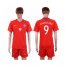 Chile #9 Zamorano Home Soccer Country Jersey