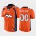 Denver Broncos Orange Custom Mens Nike Big Team Logo Vapor Limited NFL Jersey
