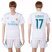 Real Madrid #17 Lucas V. White Home Soccer Club Jersey