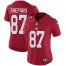 Nike New York Giants #87 Sterling Shepard Red Alternate Womens Stitched NFL Vapor Untouchable Limited Jersey