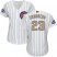 Chicago Cubs #23 Ryne Sandberg White(Blue Strip) 2017 Gold Program Cool Base Womens Stitched MLB Jersey
