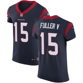 Nike Houston Texans #15 Will Fuller V Navy Blue Team Color Mens Stitched NFL Vapor Untouchable Elite Jersey