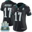 Nike Philadelphia Eagles #17 Alshon Jeffery Black Alternate Super Bowl LII Champions Womens Stitched NFL Vapor Untouchable Limited Jersey