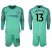 Chelsea #13 Caballero Green Goalkeeper Long Sleeves Soccer Club Jersey