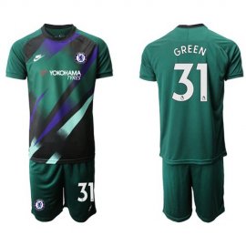 Chelsea #31 Green Green Goalkeeper Soccer Club Jersey