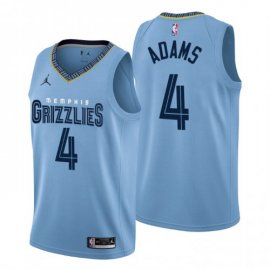 Nike Memphis Grizzlies #4 Steven Adams Mens 2022-23 Statement Edition NBA Jersey – Blue Mens