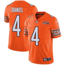 Nike Chicago Bears #4 Chase Daniel Orange Mens 100th Season Stitched NFL Limited Rush Jersey