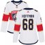 Adidas Florida Panthers #68 Mike Hoffman White Road Authentic Womens Stitched NHL Jersey