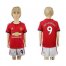 Manchester United #9 Ibrahimovic Home Kid Soccer Club Jersey