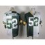 Nike Green Bay Packers #52 Clay Matthews Green/White Mens Stitched NFL Elite Split Jersey