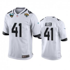 Nike Jacksonville Jaguars #41 Josh Allen White 25th Anniversary Vapor Limited Stitched NFL 100th Season Jersey