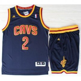 Cleveland Cavaliers 2 Kyrie Irvin Blue Revolution 30 Swingman Jerseys Shorts NBA Suits Cheap