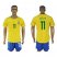 Brazil #11 Oscar Home Soccer Country Jersey