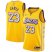 Lakers #23 LeBron James Gold Basketball Swingman City Edition 2019/20 Jersey