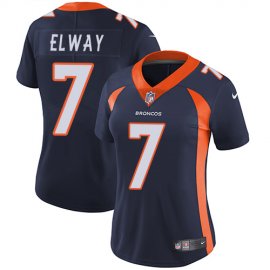 Nike Denver Broncos #7 John Elway Blue Alternate Womens Stitched NFL Vapor Untouchable Limited Jersey