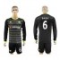 Chelsea #6 Baba Sec Away Long Sleeves Soccer Club Jersey