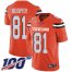 Nike Cleveland Browns #81 Austin Hooper Orange Alternate Youth Stitched NFL 100th Season Vapor Untouchable Limited Jersey
