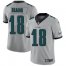 Nike Philadelphia Eagles #18 Jalen Reagor Silver Mens Stitched NFL Limited Inverted Legend Jersey