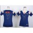 Nike Denver Broncos #7 John Elway Navy Blue Womens Stitched NFL Elite Draft Him Shimmer Jersey