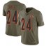 Nike Cincinnati Bengals #24 Vonn Bell Olive Youth Stitched NFL Limited 2017 Salute To Service Jersey