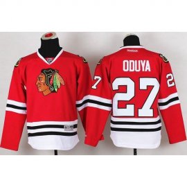 Chicago Blackhawks #27 Johnny Oduya Red Stitched Youth NHL Jersey