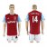 West Ham United #14 Obiang Home Soccer Club Jersey